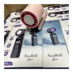 HANDHELD FAN - Foldable Digital Portable Handheld Turbo Fan With Ice Cooler | AC fan | 100 levels | long battery life | light | USB - Image 6