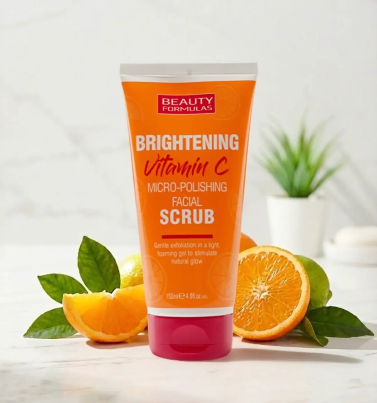 Beauty formulas brightening vitamin c micro-polishing facial scrub - Image 1