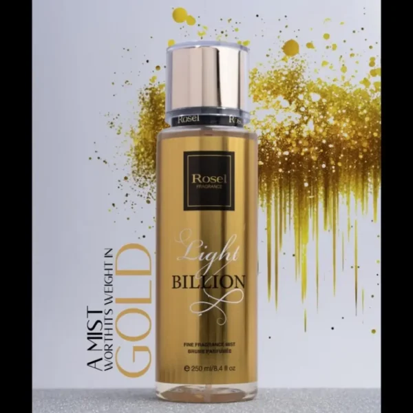Rosel fragrance LIGHT BILLION Body Mist / splash  250ml