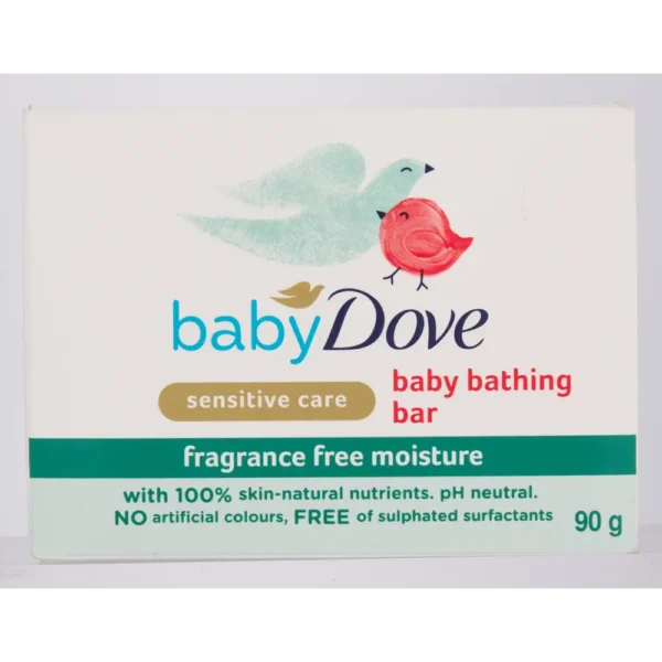 Baby Dove Sensitive Care Fragrance Free Moisture Baby Bathing Bar 90g