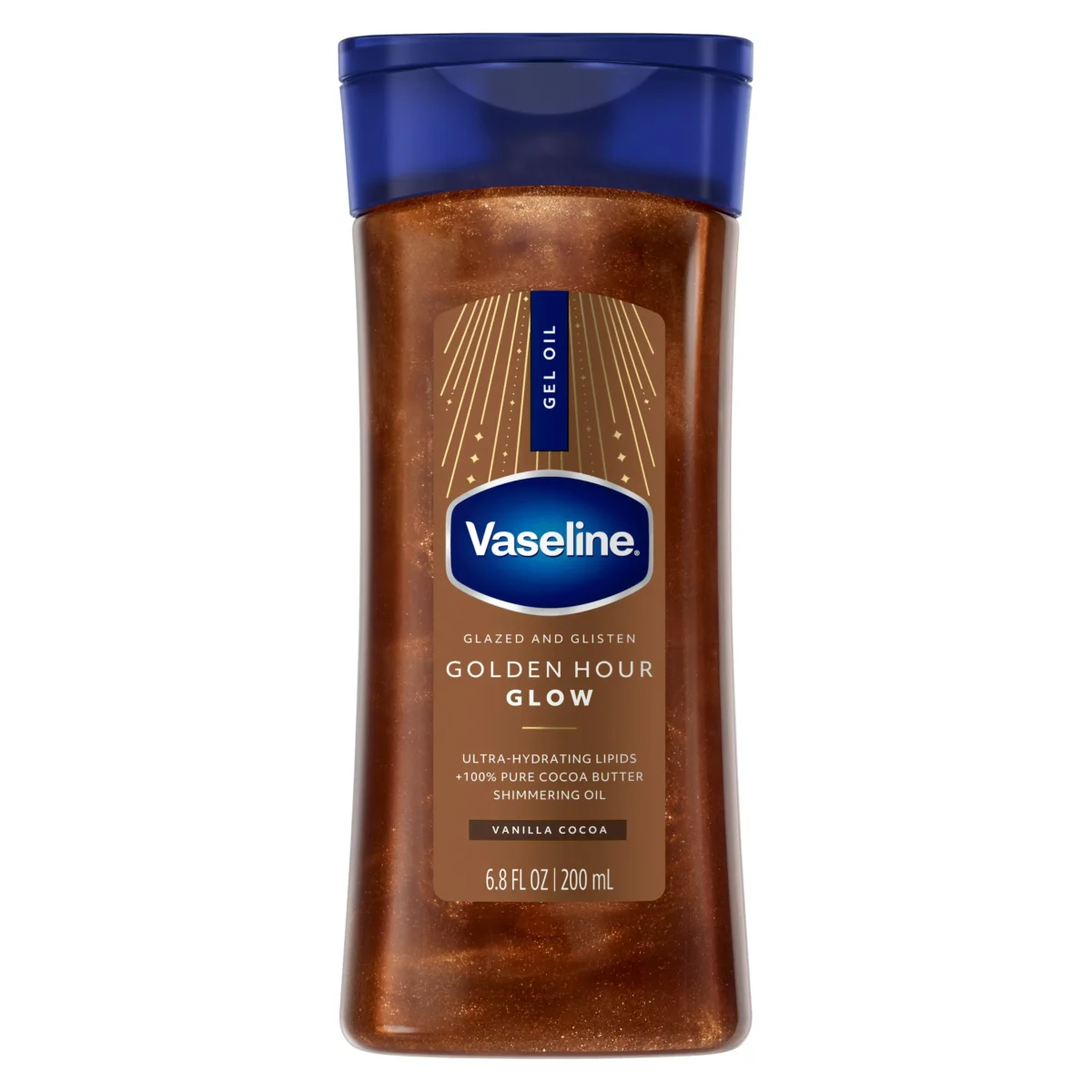 Vaseline glazed and glisten GOLDEN HOUR GLOW BRONZE BODY SHIMMER GEL OIL - Image 1