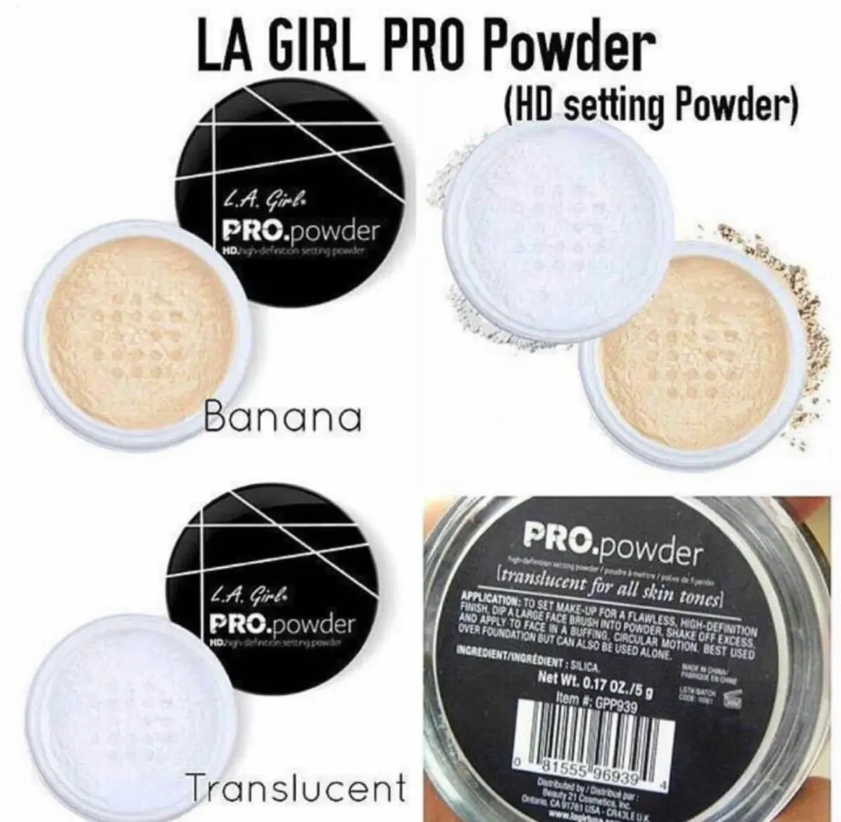 LA Girl HD High Definition Pro Setting Powder - Image 1