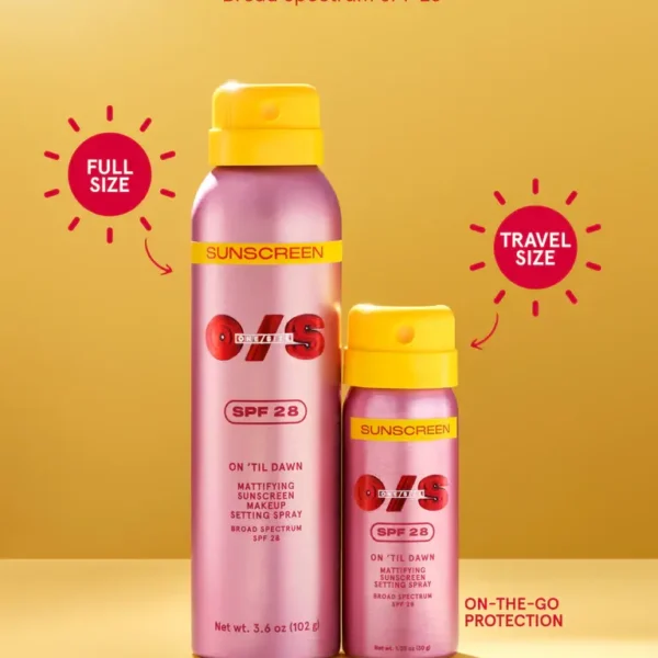 One / Size On ’Til Dawn Mattifying Sunscreen Makeup Setting Spray SPF 28
