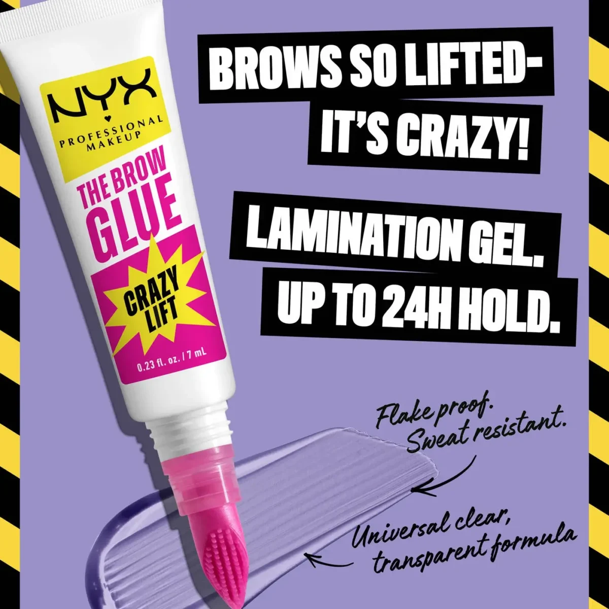 NYX The Brow Glue Crazy Lift Brow Lamination Gel - Image 1