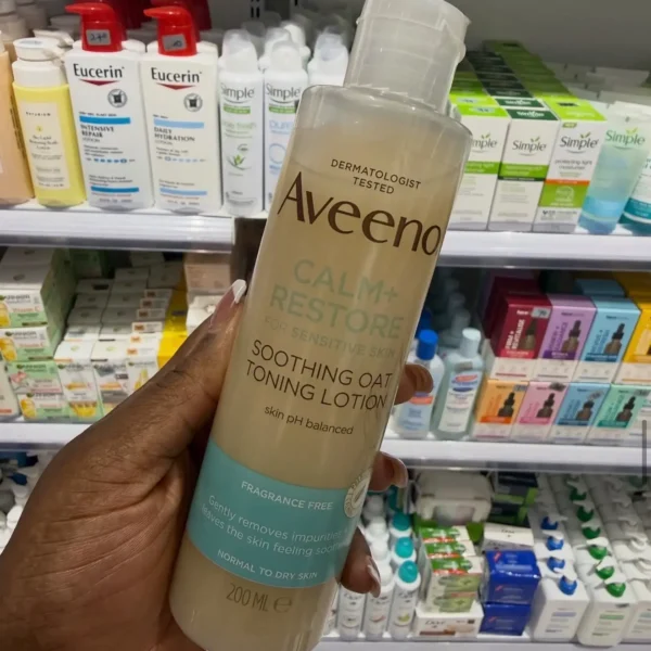 Aveeno Calm + Restore soothing oat toning solution (toner)