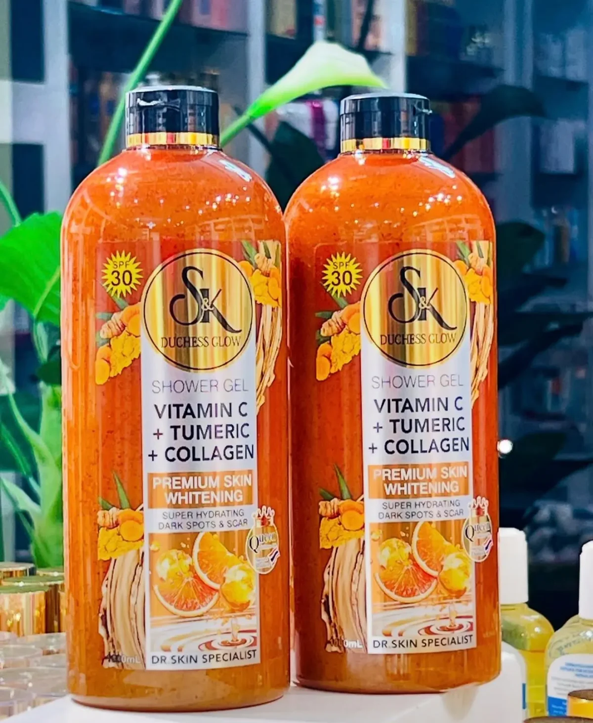 SK Duchess Glow Vitamin C + Turmeric + Collagen Body Wash (1000ml) s&k - Image 1