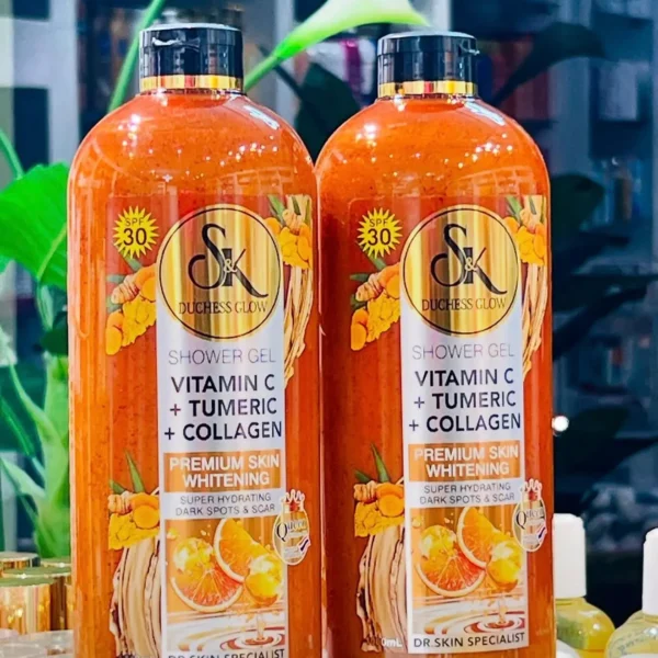 SK Duchess Glow Vitamin C + Turmeric + Collagen Body Wash (1000ml) s&k
