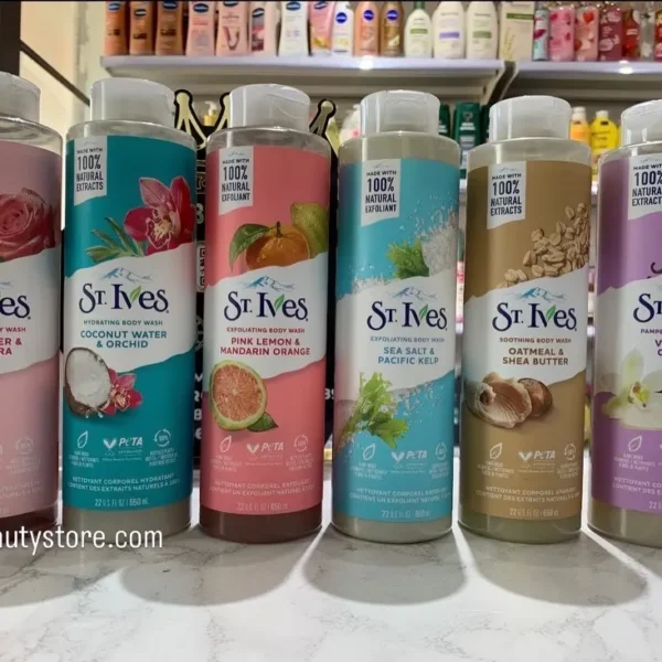 St Ives body wash 650ml