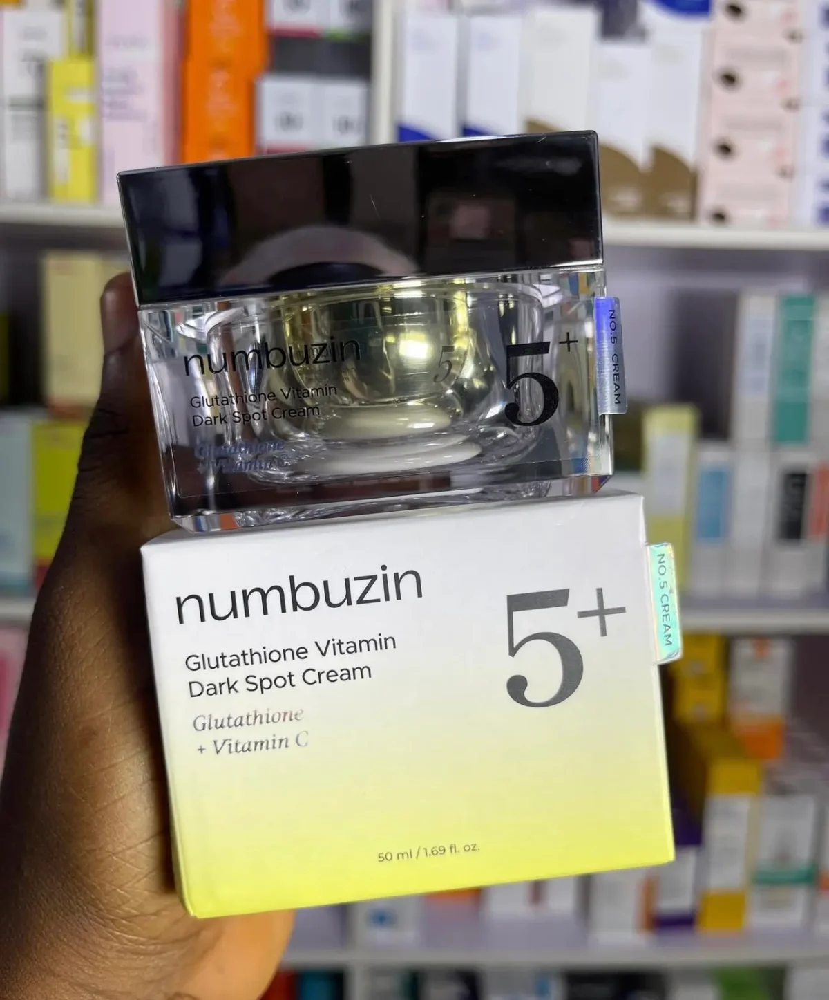 Numbuzin No.5+ Glutathione Vitamin Dark Spot Cream (new packaging of laser cream) - Image 2