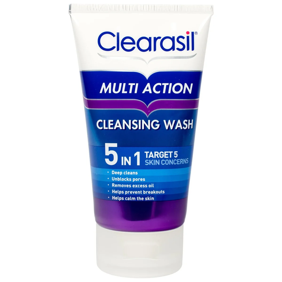 Clearasil 5 in 1 Multi-Action Acne Face Wash 150ml - Image 1