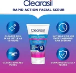 Clearasil Rapid Action Acne Exfoliating Face Scrub 125ml - Image 3