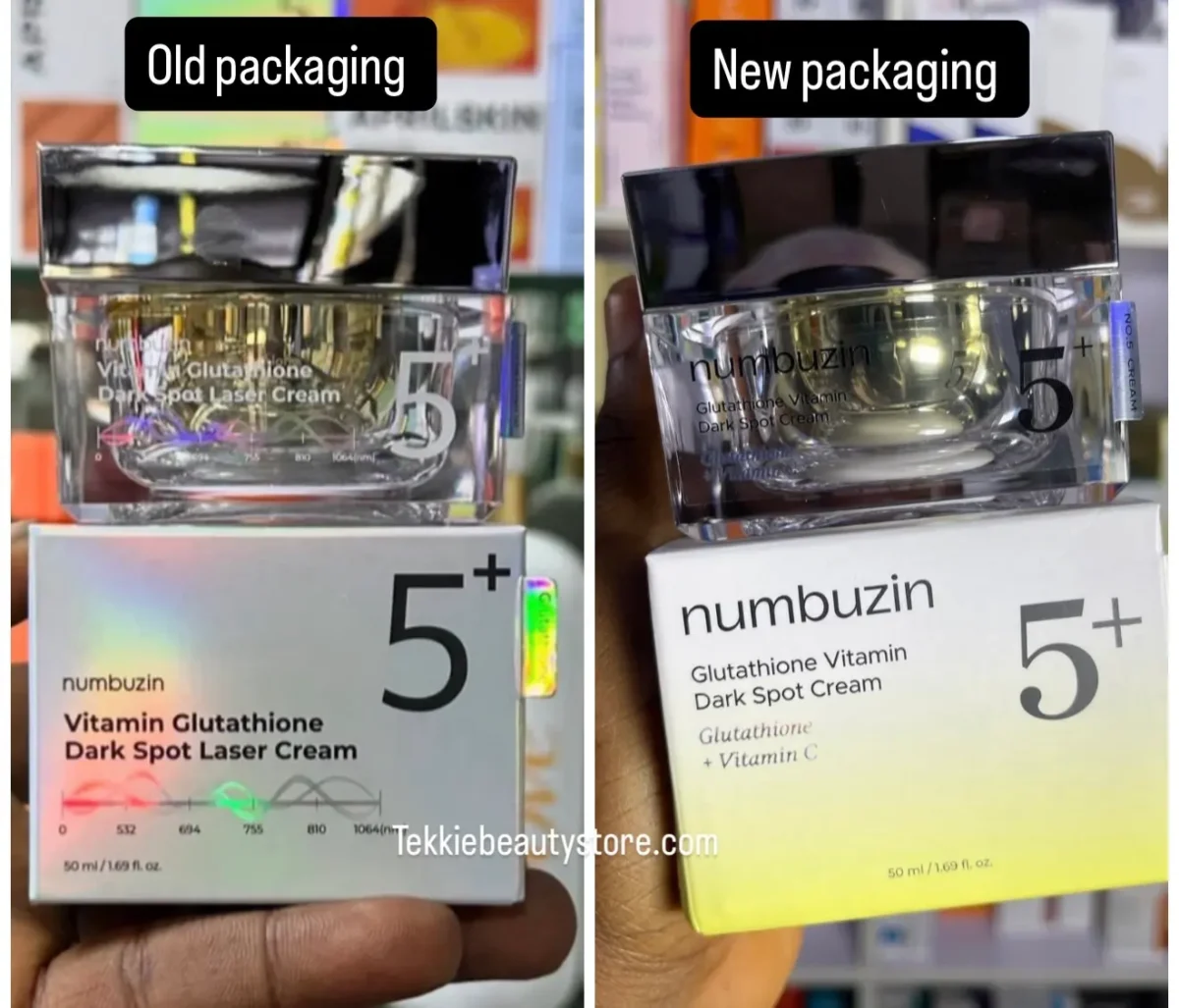 Numbuzin No.5+ Glutathione Vitamin Dark Spot Cream (new packaging of laser cream) - Image 1