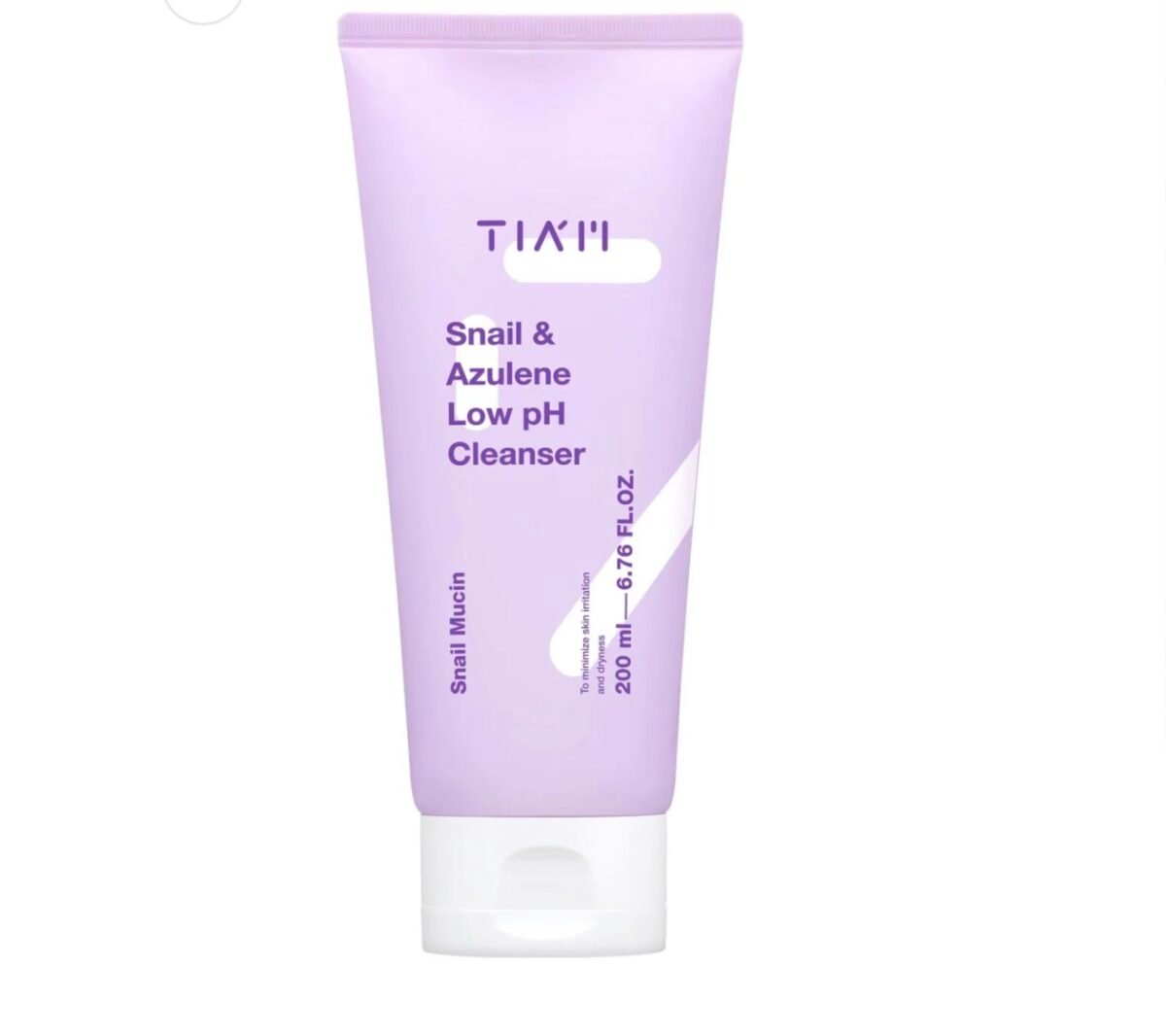 TIAM Snail and Azulene Low pH Cleanser - 200ml - Image 1