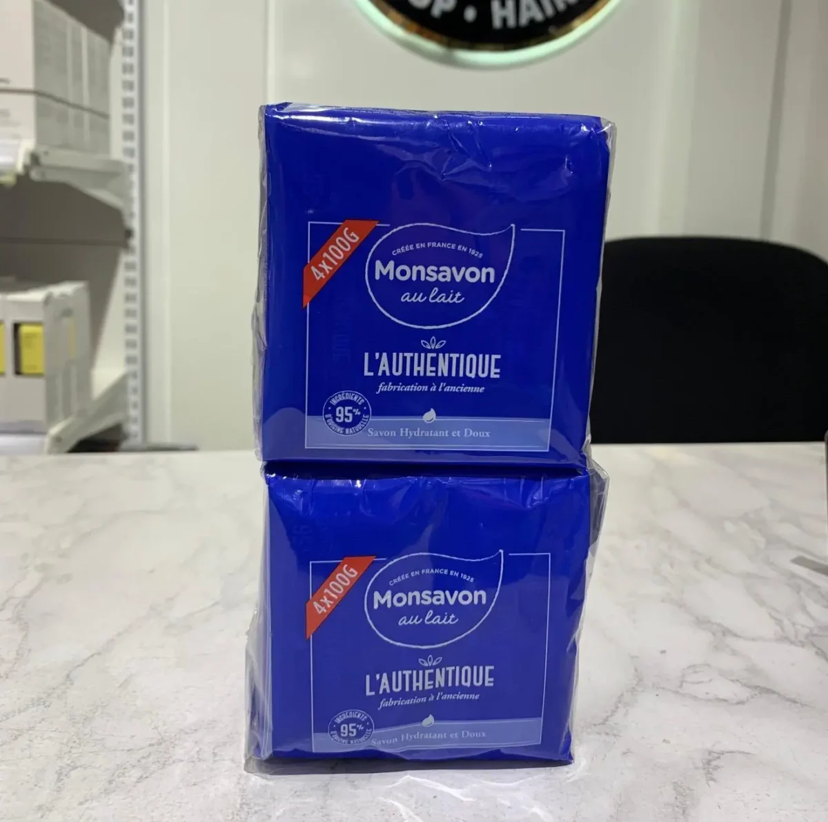 Monsavon soap pack of 4 (100g each) - Image 1