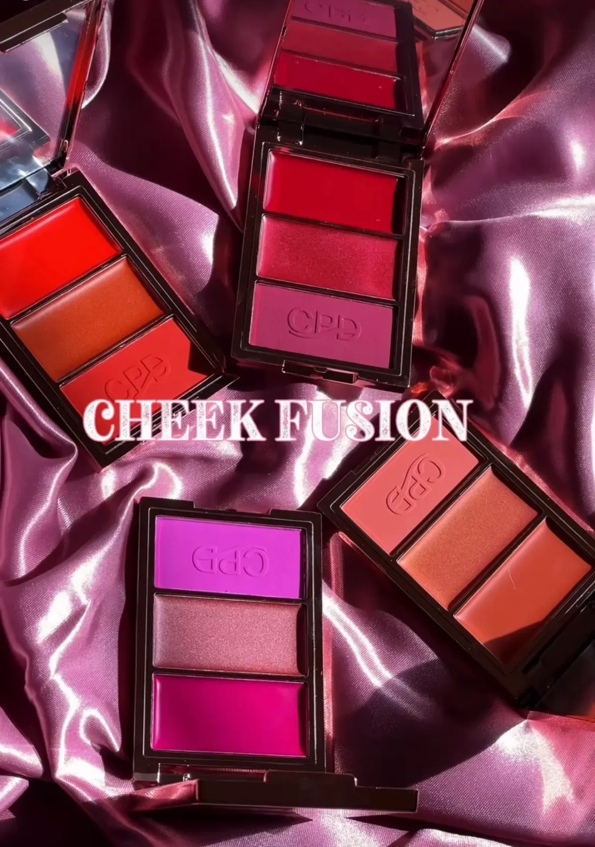 CPD Cheek Fusion Multi Finish Cheek Trio / cream blush | powder blush | shimmer - Image 1