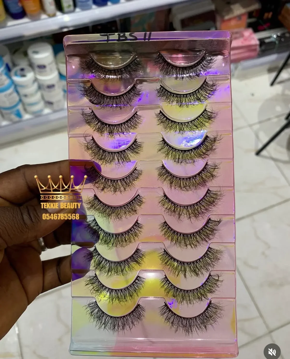 10 pairs fluffy mink lash set - Image 1