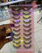 10 pairs fluffy mink lash set
