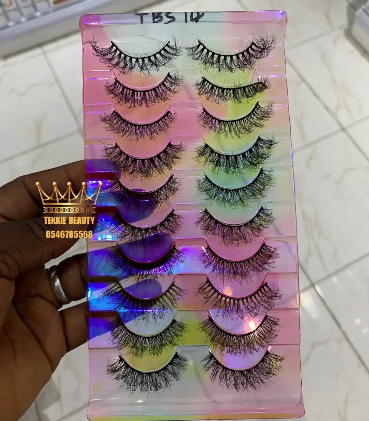 10 pairs fluffy mink lash set - Image 3