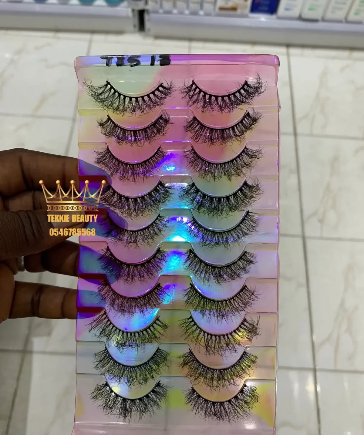10 pairs fluffy mink lash set - Image 2