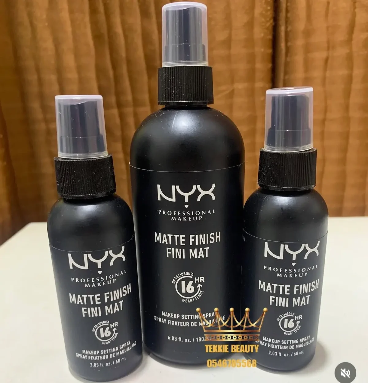 IMG_8879 NYX 16 hr matte finish makeup setting spray - Image 1