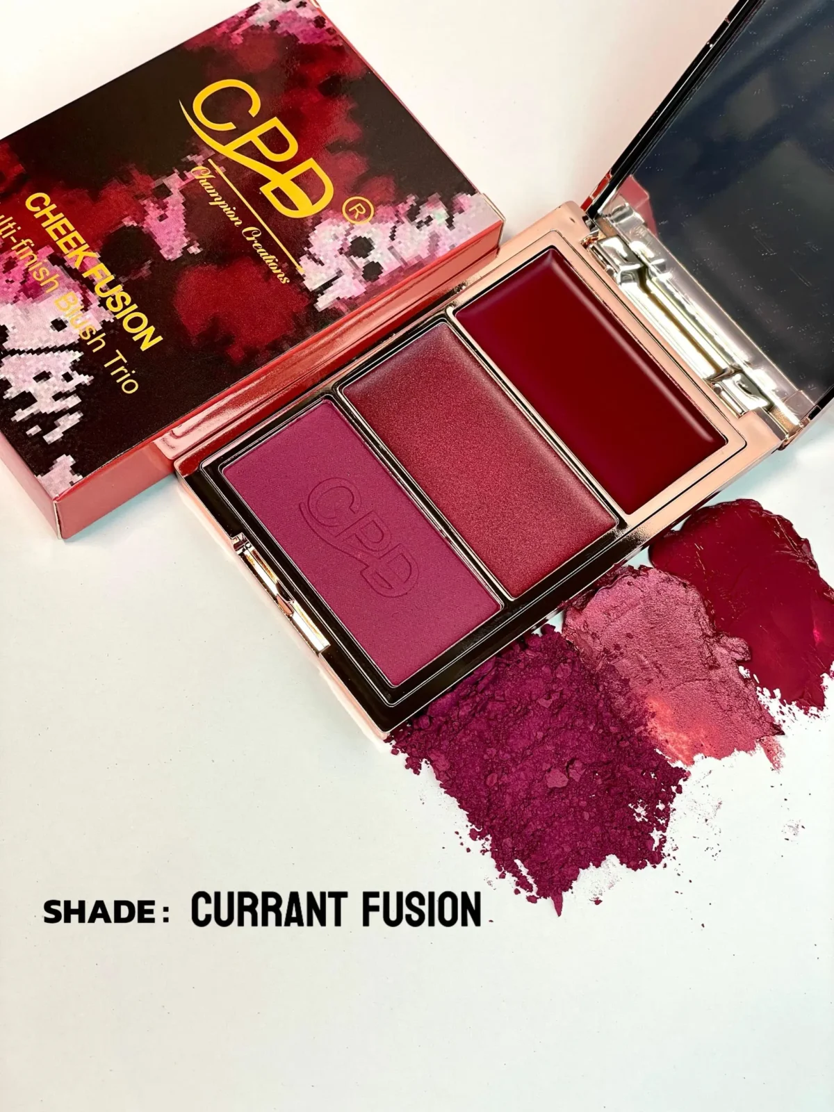 CPD Cheek Fusion Multi Finish Cheek Trio / cream blush | powder blush | shimmer - Image 3