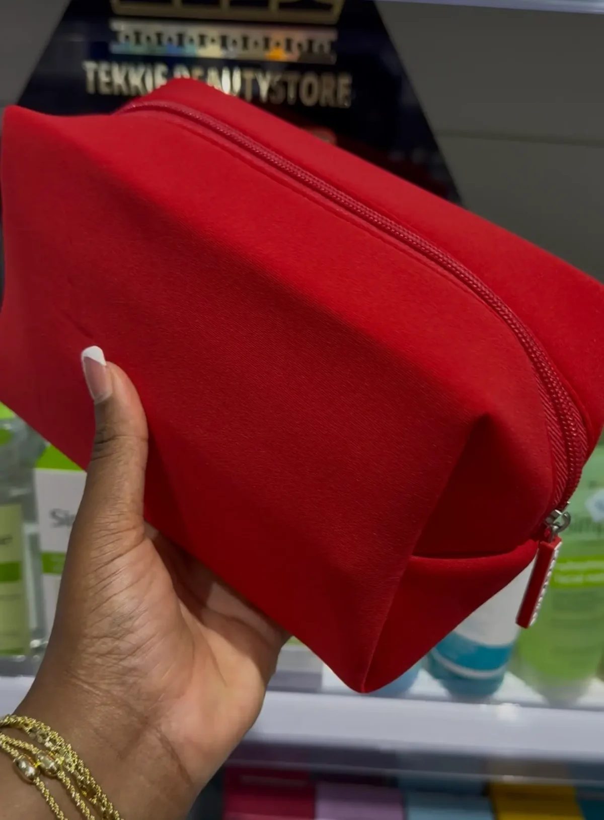 One/size one size makeup purse / pouch - plain design - Image 2