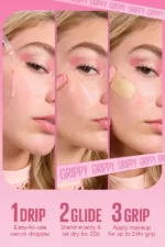 Maybelline Grippy Serum Makeup Primer Serum with 2% Niacinamide - Image 3