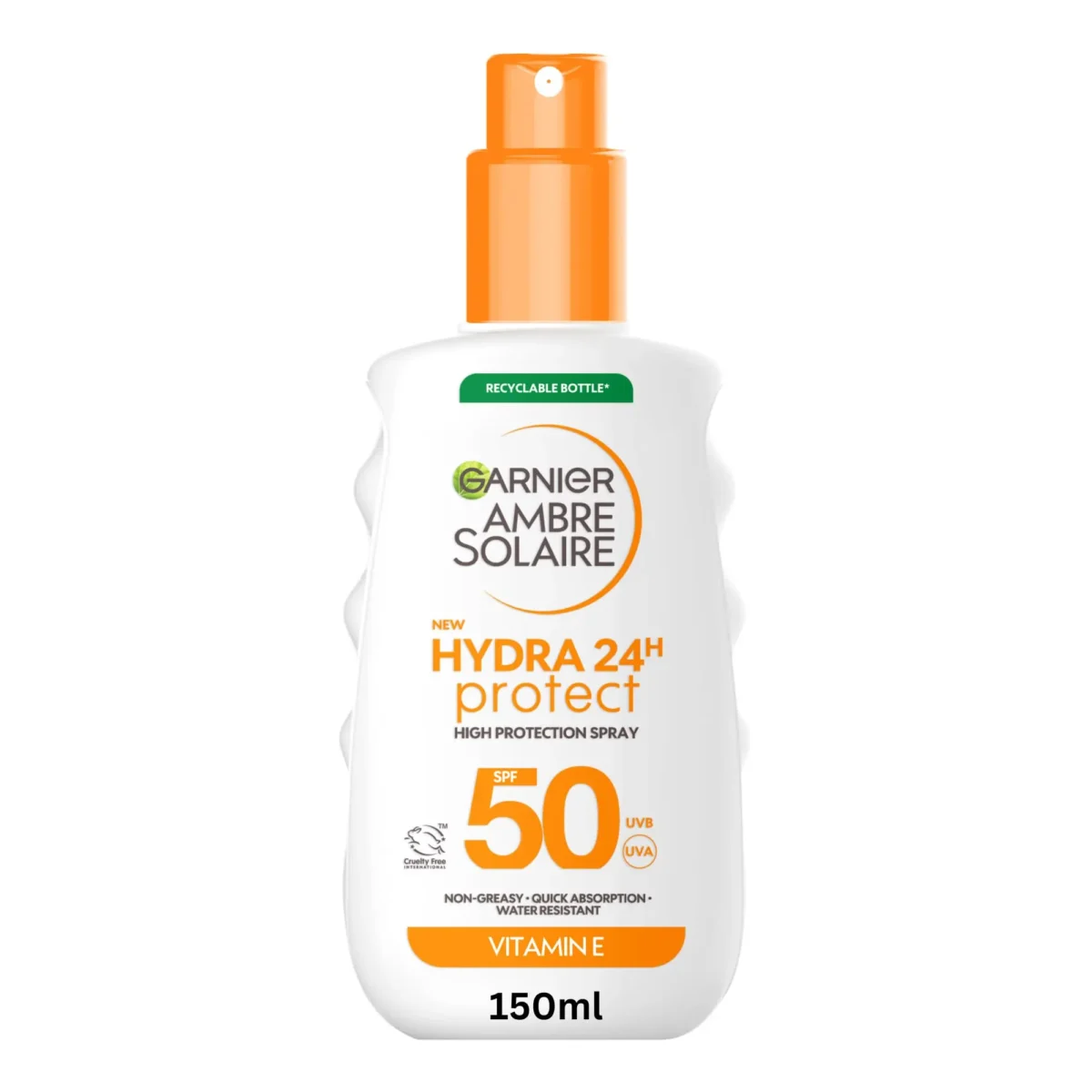 Garnier Ambre Solaire Hydra 24 Hour Sun Protection Spray SPF 50 - Image 1