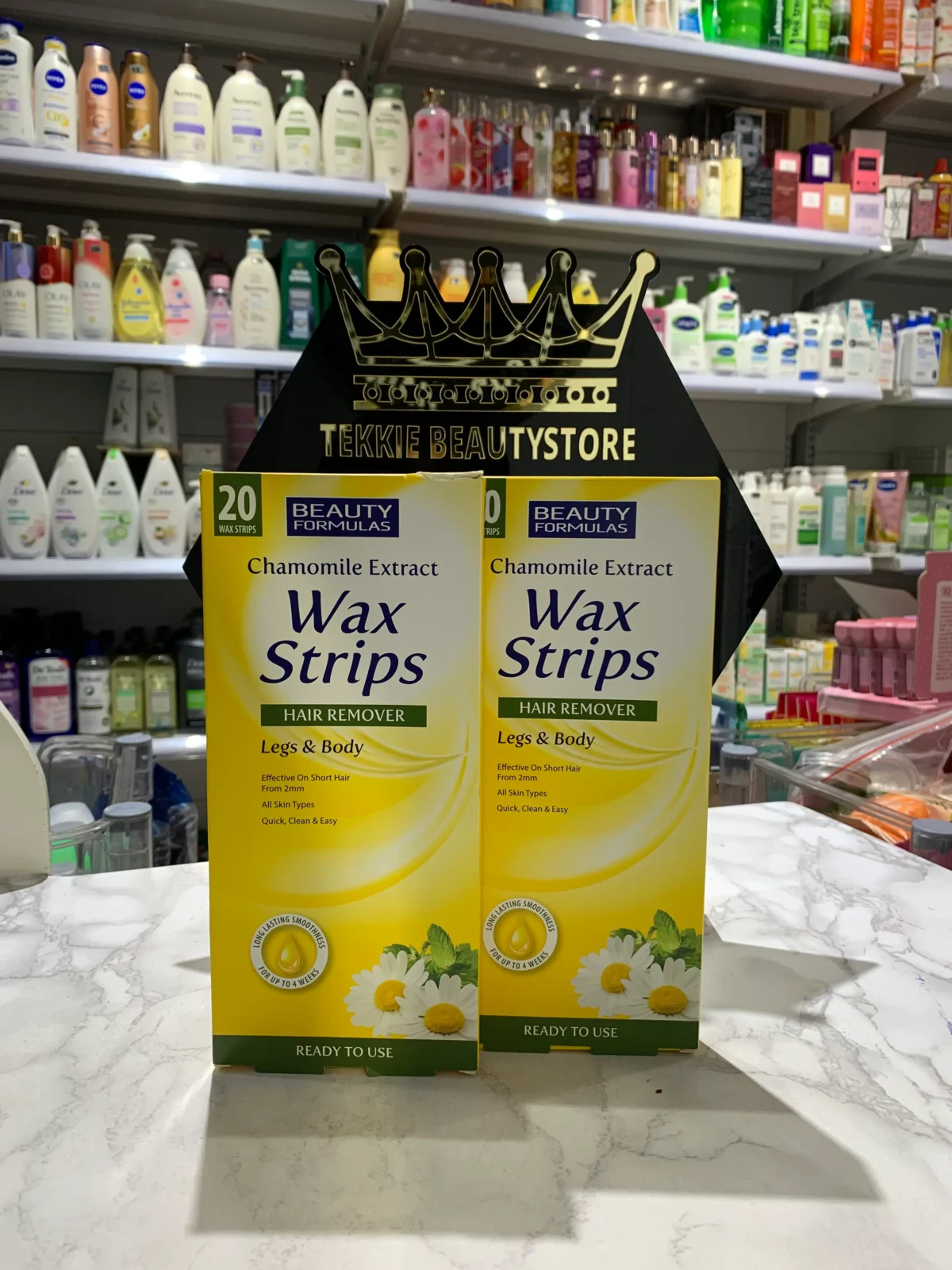 Beauty Formulas Chamomile Legs & Body Wax Strips - Image 3