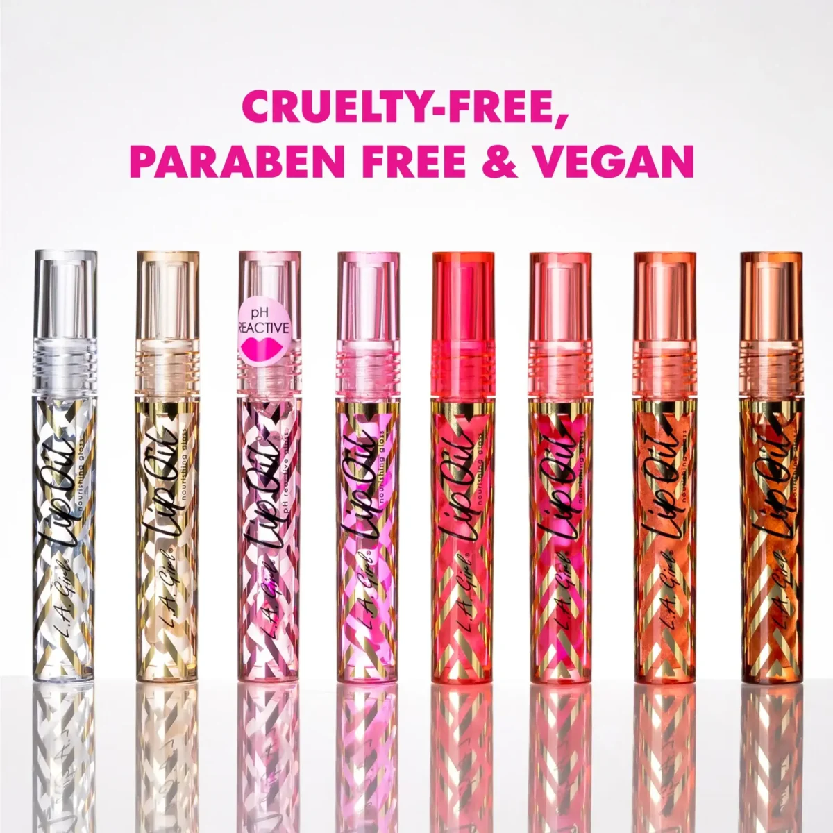LA Girl Lip Oil Nourishing Gloss, random flavours - Image 3