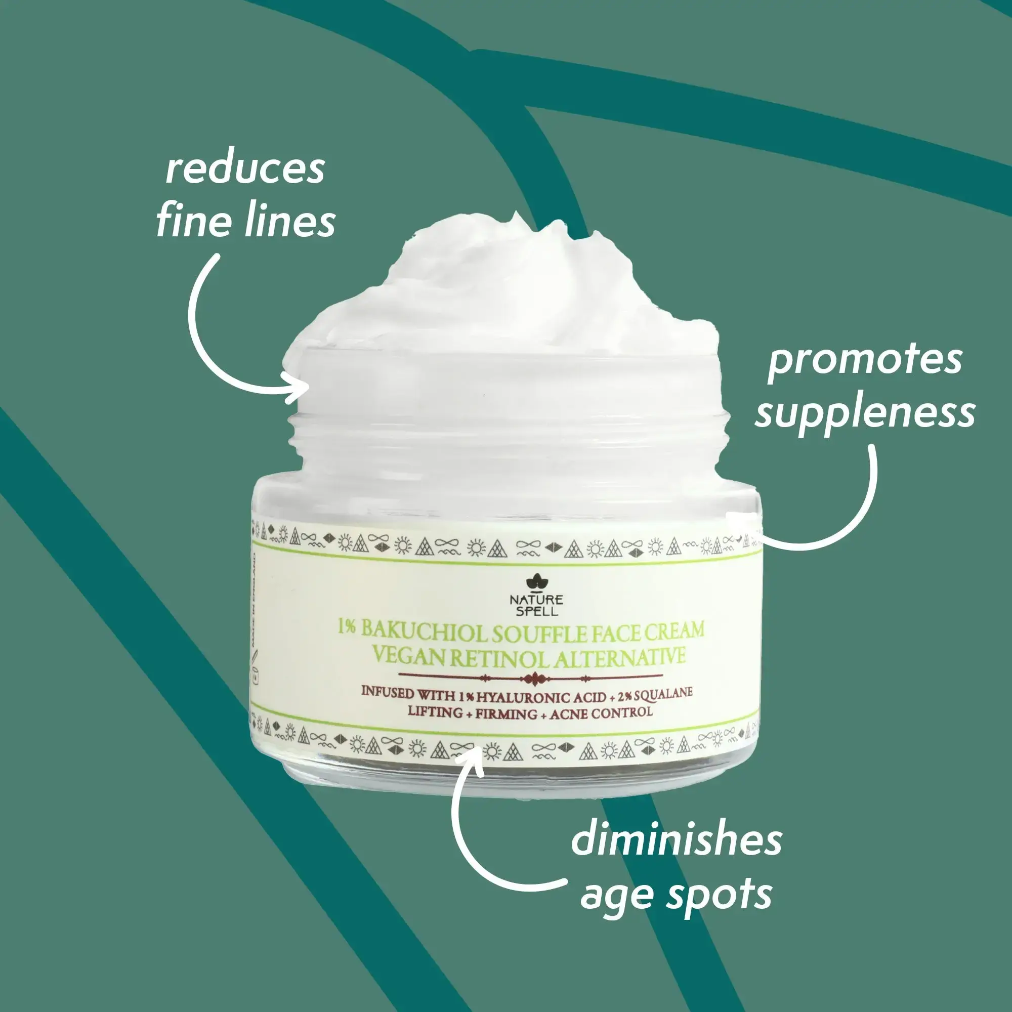 IMG_0893 Nature Spell Vegan Retinol Face Moisturiser 1% Bakuchiol - Image 1