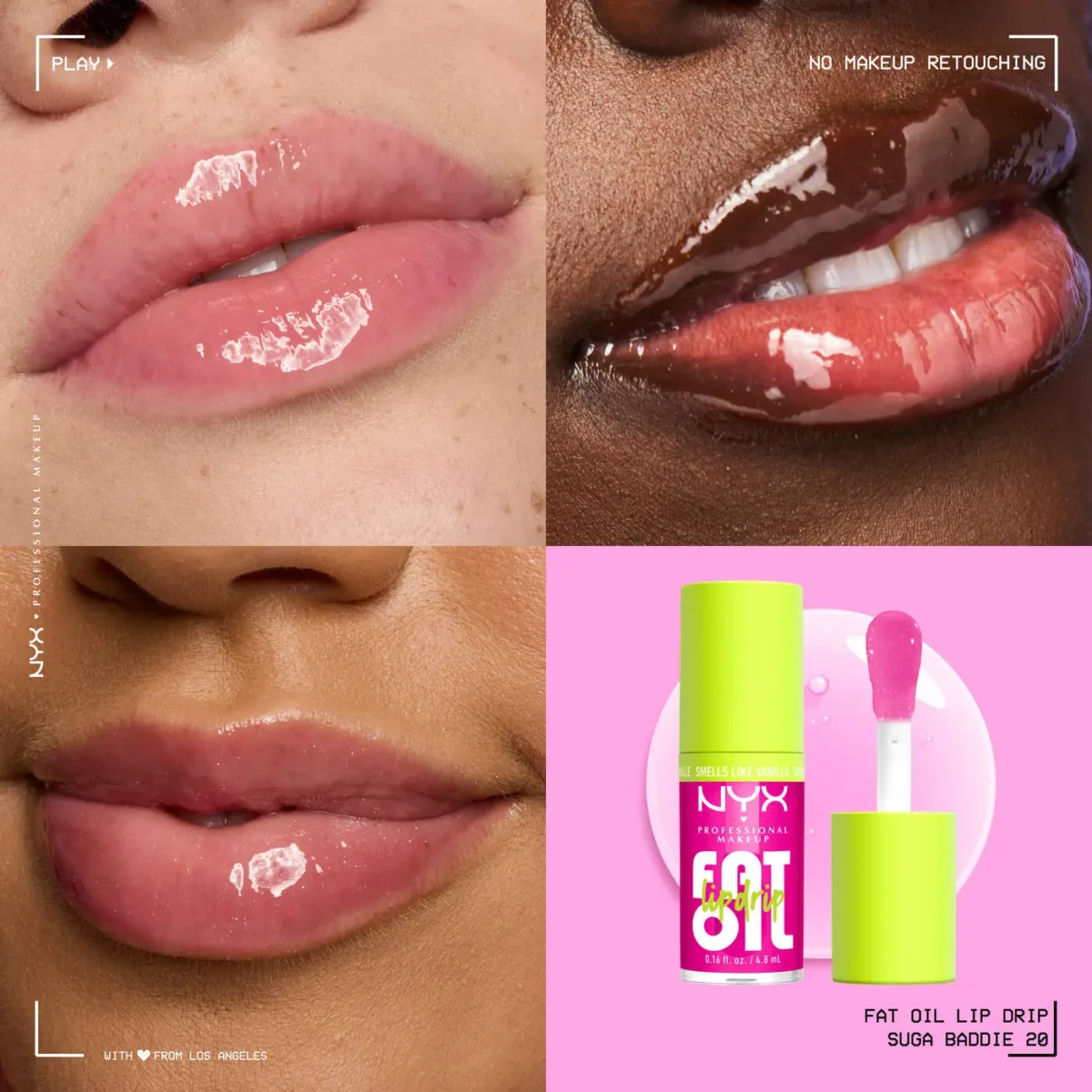 NYX FAT OIL LIP & BODY KIT SUGA BADDIE | 3-piece vanilla body care set for baddies on the go - Image 3