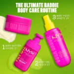 NYX SUGA BADDIE HAIR & BODY FRAGRANCE MIST Vanilla fragrance mist for ultimate baddie vibes - Image 2