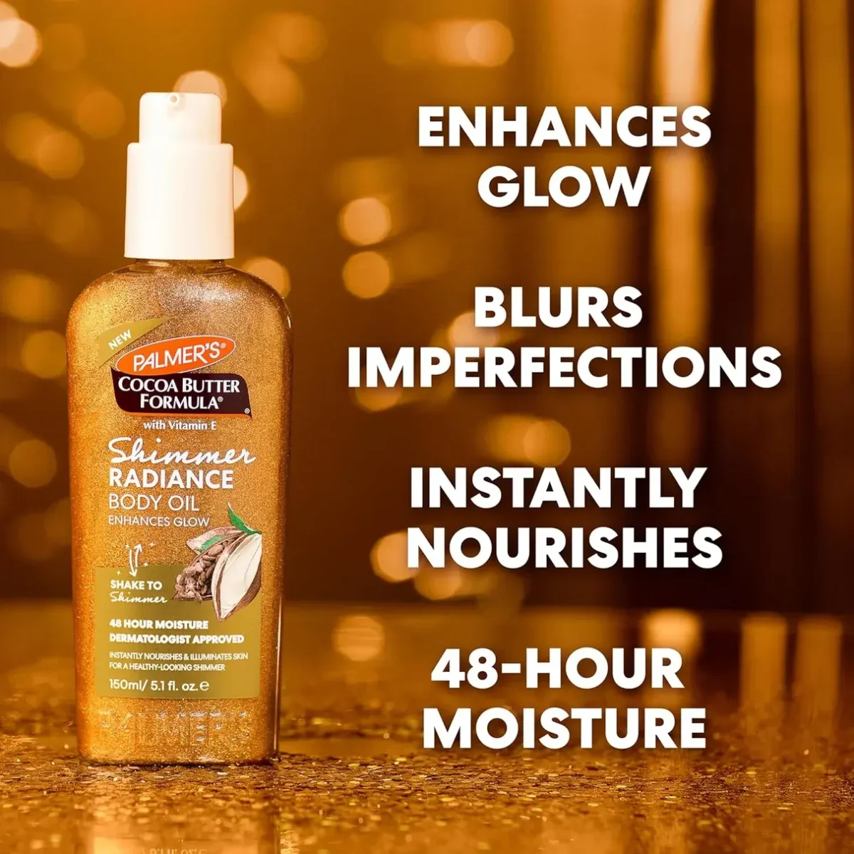 Palmer's Cocoa Butter Formula Shimmer Radiance Body Oil Palmers - Image 3