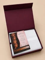 Vee Beauty 12 IN 1 (2 x 6 in 1 palettes) Burgundy Luxe Powder Palette | concealer palette | mirror | highlight | contour | bronzer - Image 2