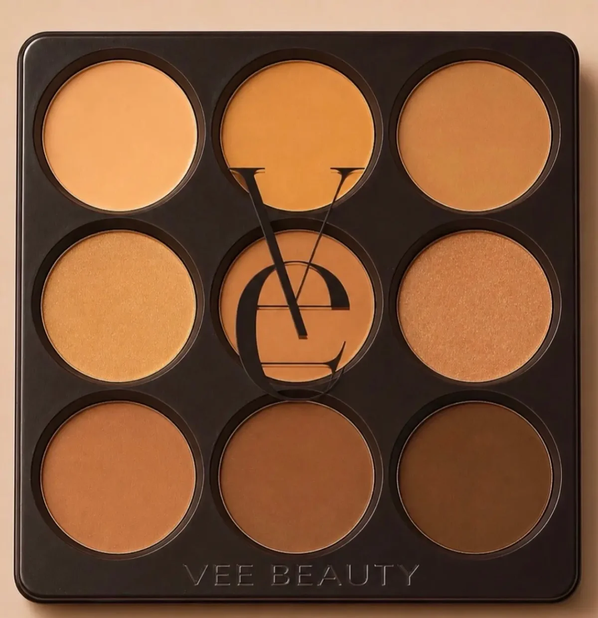 Vee Beauty 9 IN 1  CODE 9 Luxe Powder Palette | lip stick palette | mirror | highlight | contour | bronzer - Image 4