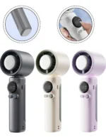 HANDHELD ELECTRIC FAN - Digital Portable Handheld Turbo Fan With Ice Cooler | AC fan | long battery life | reduced noise - Image 4