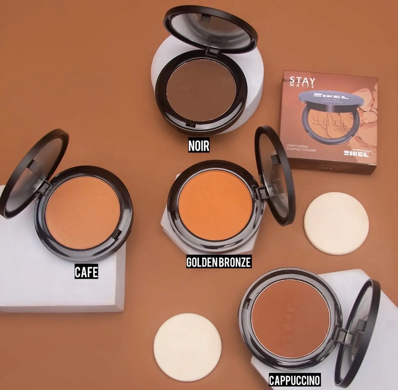 IMG_3050 2 ZIKEL Stay Matte Compact Pressed Powder - Image 1