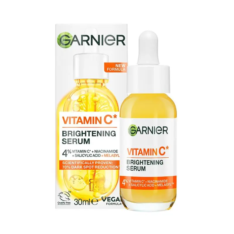 IMG_3195 Garnier 4% Vitamin C brightening serum with salicylic, niacinamide, melasyl - Image 1