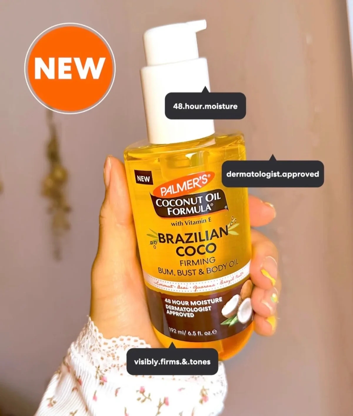 Palmer’s Brazilian Coco Firming Bum Bust & Body Oil palmers - Image 5