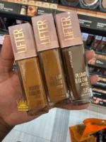 Maybelline LIFTER PLUMP & GLOW FOUNDATION MAKEUP | 90% skincare foundation for plump, glowy-looking skin.