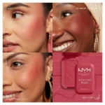 NYX Buttermelt Pressed Powder Blush - back & butta shade - Image 2