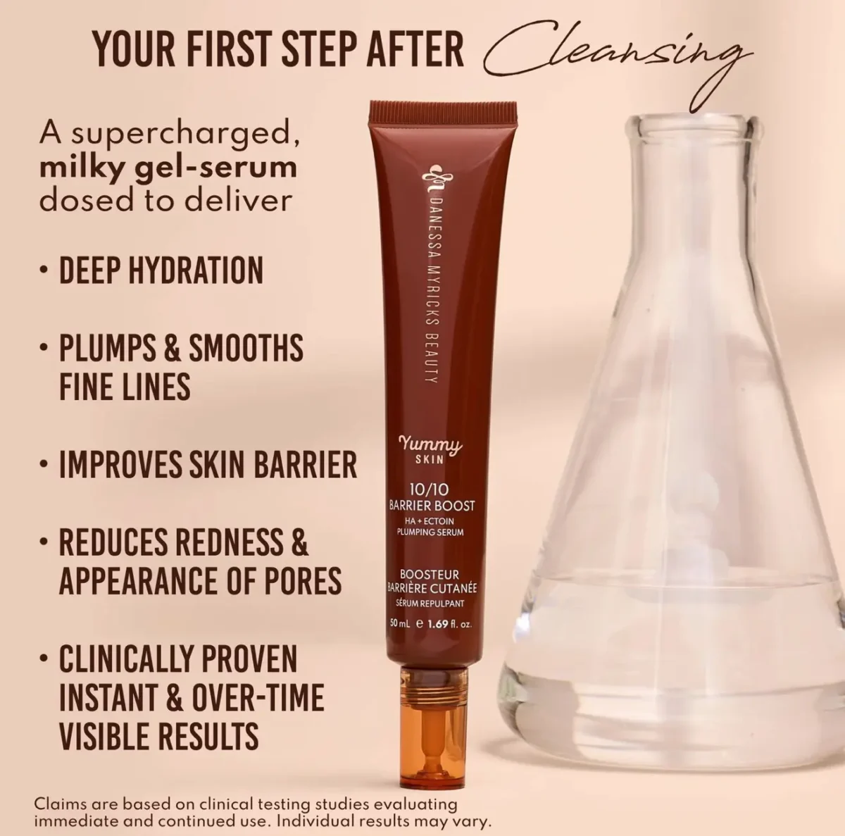 Danessa Myricks Yummy Skin 10/10 Barrier Boost Hyaluronic Acid + Ectoin Plumping Serum - Image 3