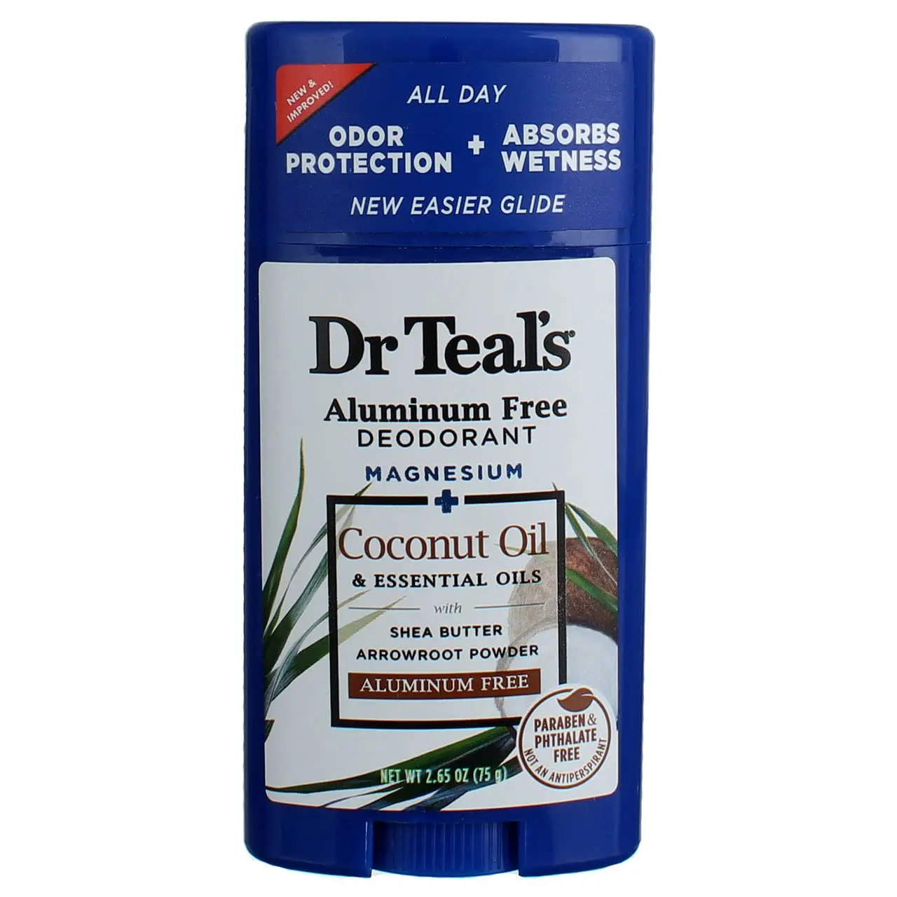 IMG_4864 Dr Teal's Aluminum Free Deodorant, Coconut Oil with Essential Oils, 2.65 oz - Image 1
